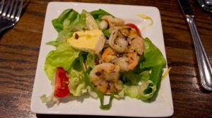 WINEormous shrimp salad