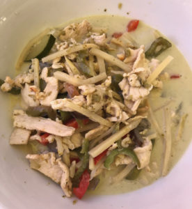 WINEormous Thai green curry