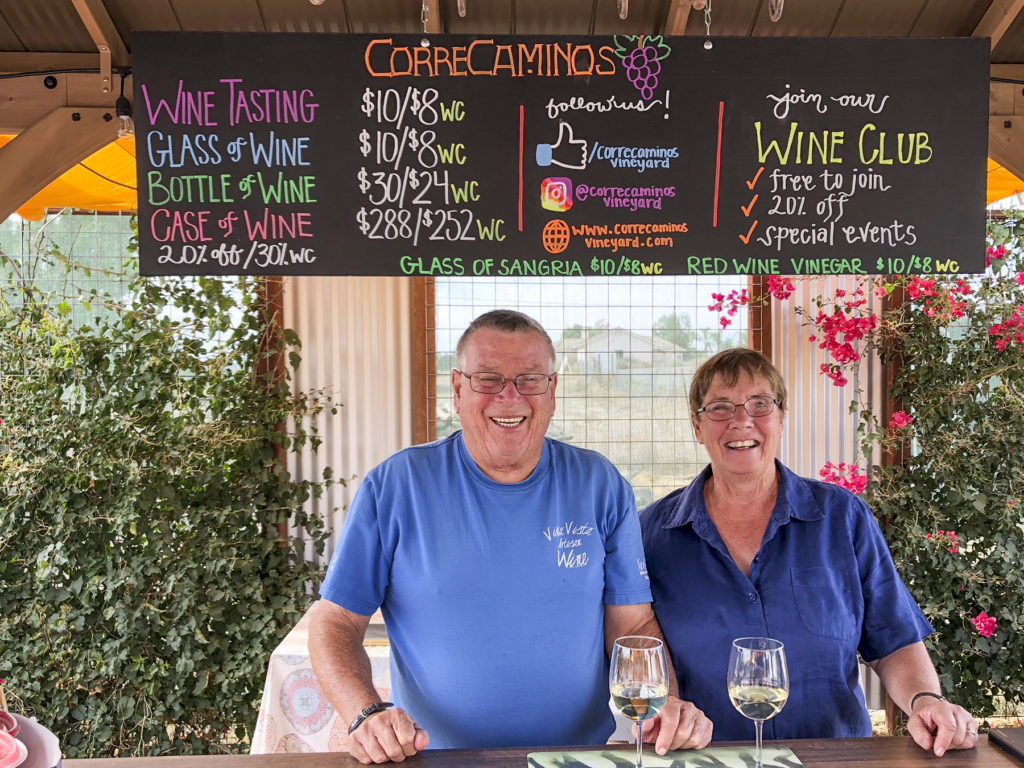 winery tours temecula at correcaminos vineyard