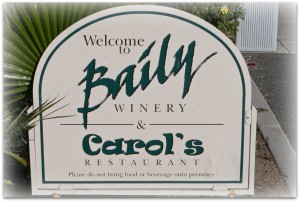 Carol's Restaurant at Baily Winery